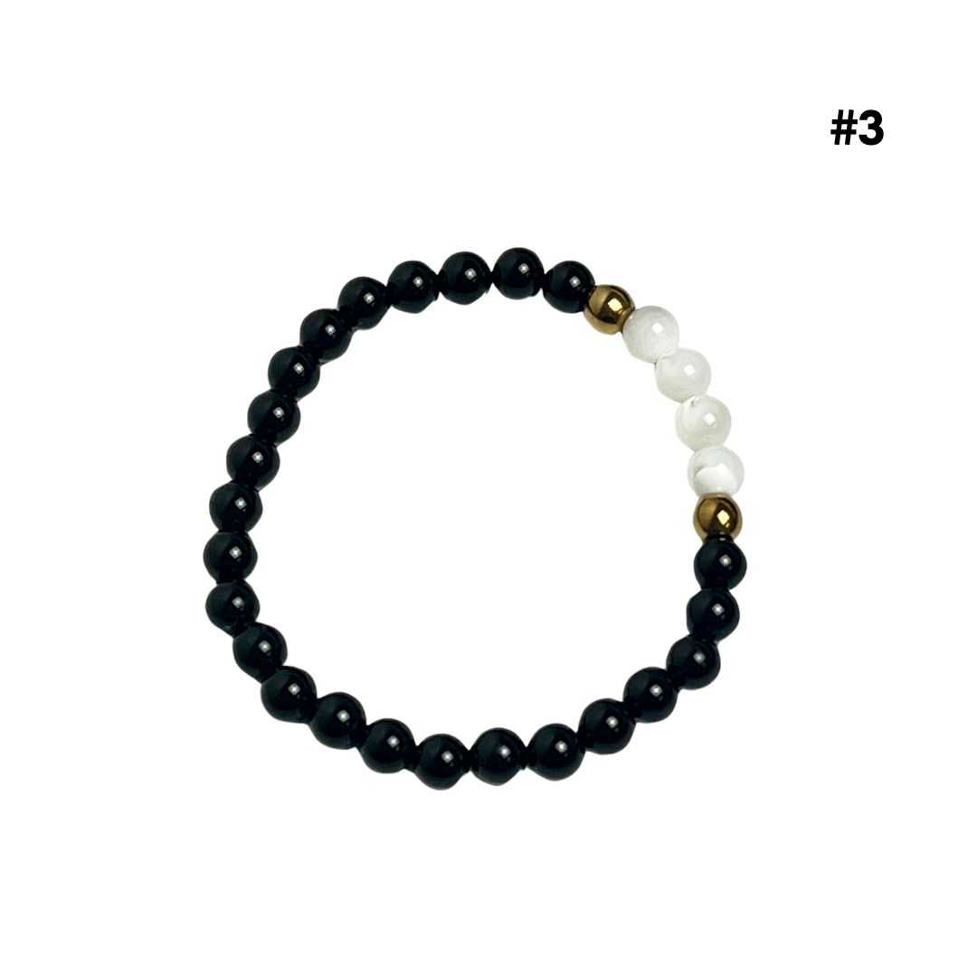 Black Crystal Bracelets