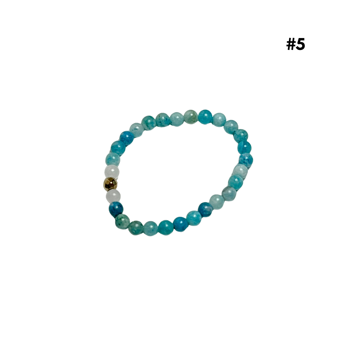 Light Blue Crystal Bracelets