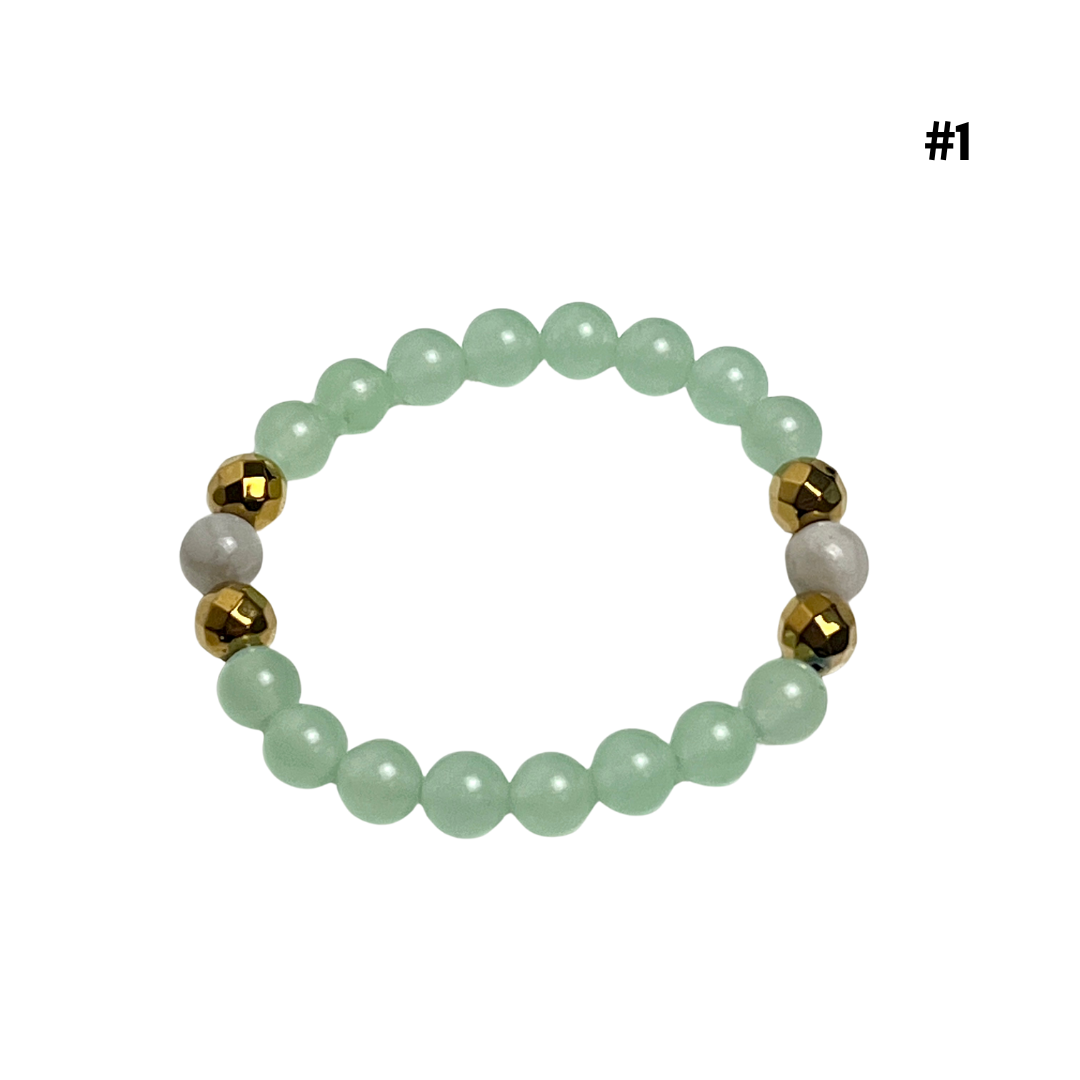 Green Crystal Bracelets