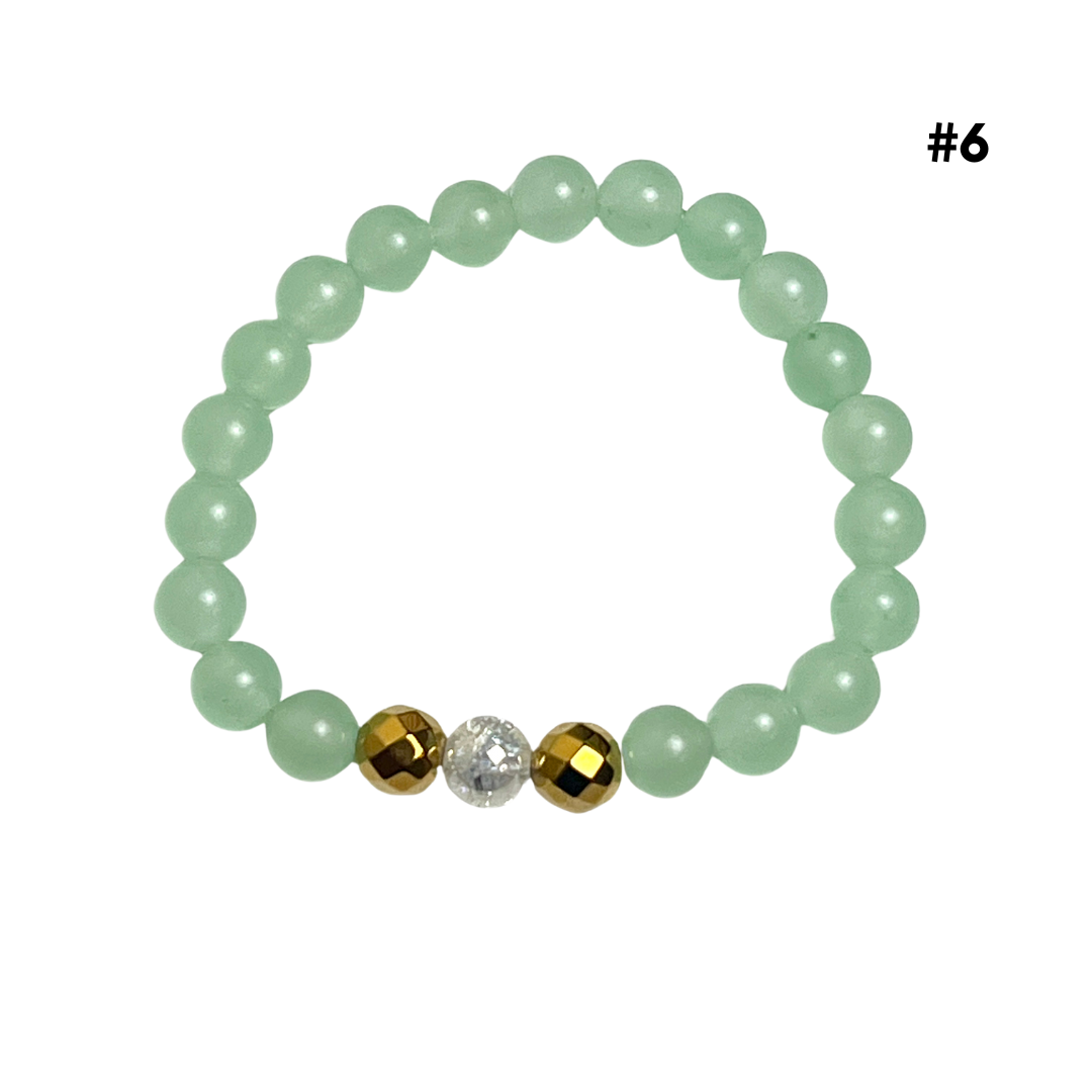 Green Crystal Bracelets