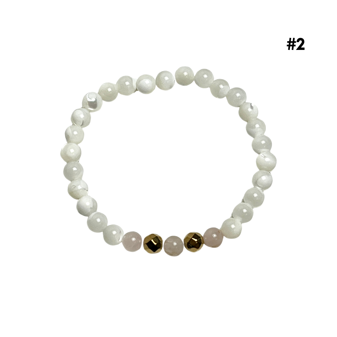 White Crystal Bracelets