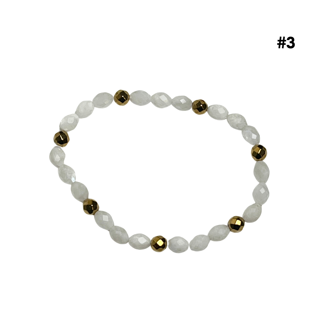 White Crystal Bracelets