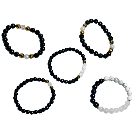 Black Crystal Bracelets