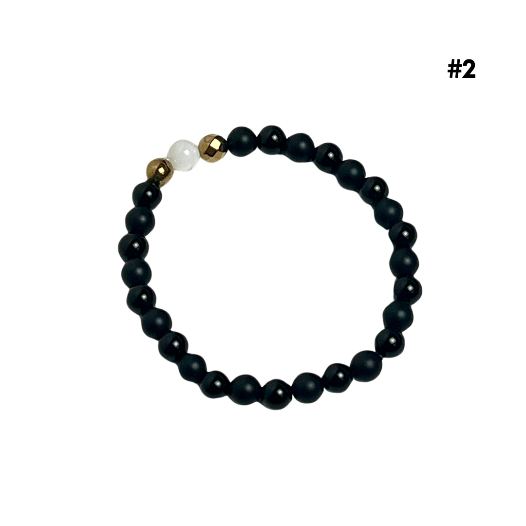 Black Crystal Bracelets